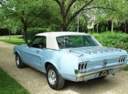 Mustang for wedding hire in Stevenage